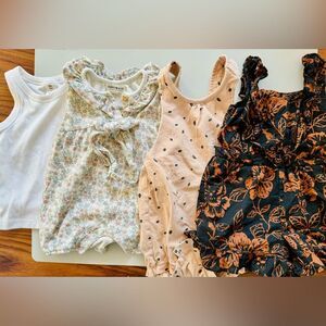 Set of toddler tops/romper/vest/dress